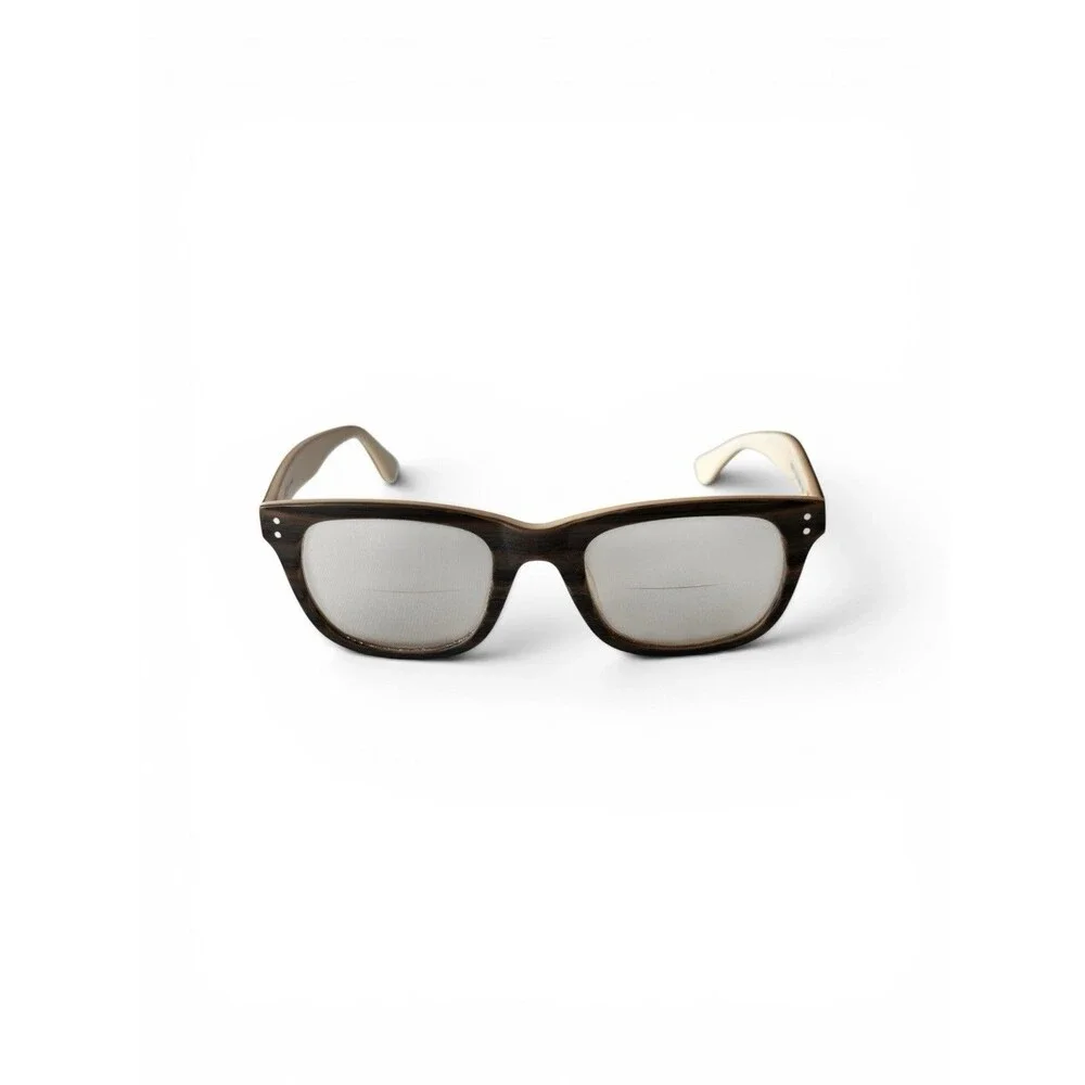 REEVA Eyewear Legacy 2 Glasses Frames Wood Grain Two-Tone 50[]22 140 C.13